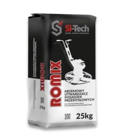 ROMIX ZESTAW 50 m2 Posypka utwardzająca do betonu i impregnat do posadzek przemysłowych